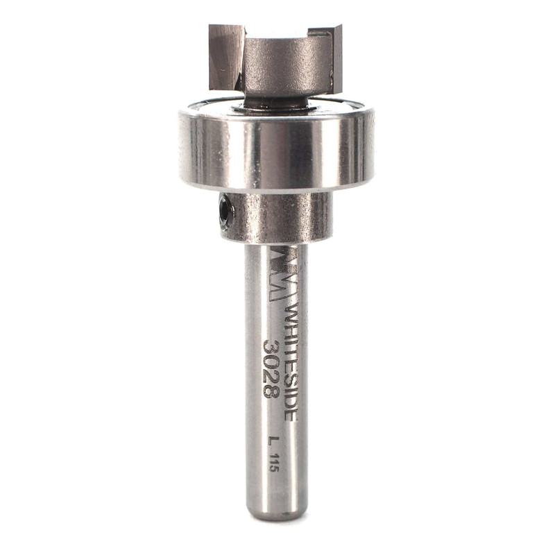 Bearing Template Router Bit with Oversize Bearing - 1/4" SH - Diameter:1/2" - Cutting Length:1/4"